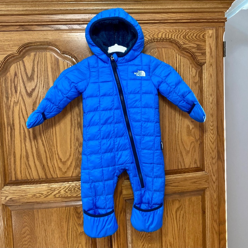 The North Face Baby ThermoBall Eco Bunting One Piece Snowsuit Blue 6-12 Months